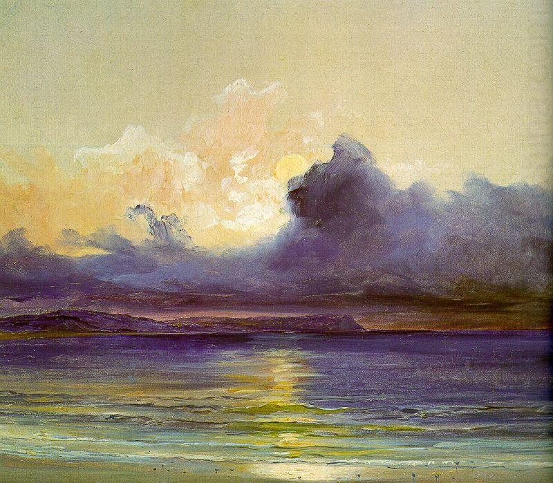 Sunset at Sea, Charles Blechen